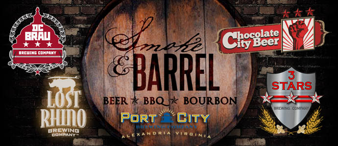 Smoke & Barrel Beer Dinner with 5 DC Breweries, Dec 15