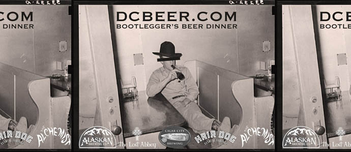 DCBeer.com Bootlegger's Beer Dinner at Smith Commons, Jan 31