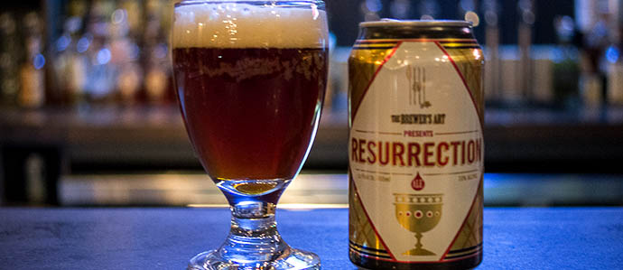 Super Bowl Beer Review: Brewer's Art Resurrection Ale vs. 21st Amendment Monk's Blood