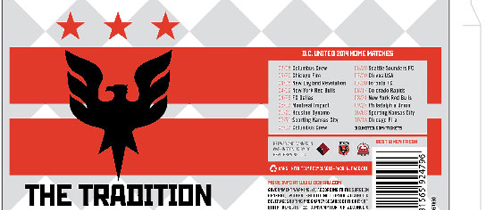 Help DC Brau Pick a Design for Cans of The Tradition, Its D.C. United-Themed Beer